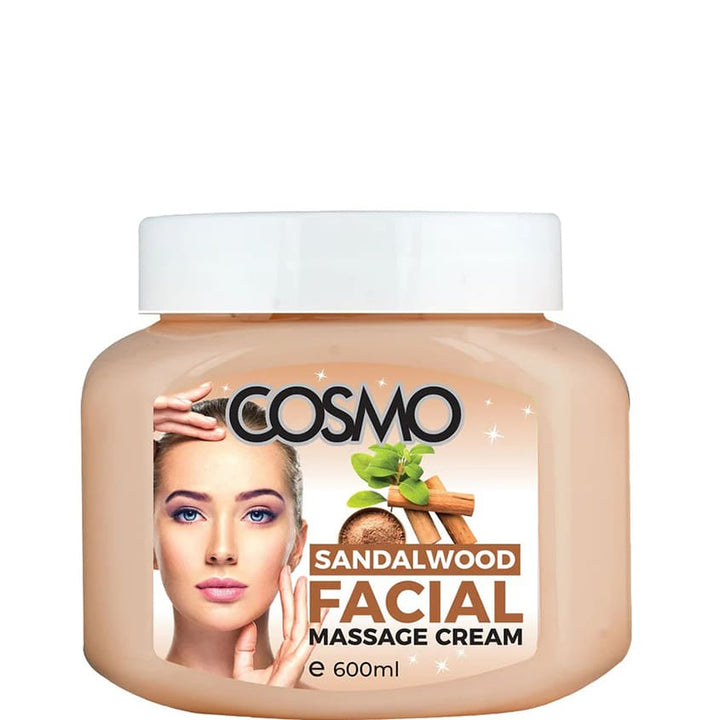 Face creams COSMO SANDALWOOD FACIAL MASSAGE CREAM 600ML