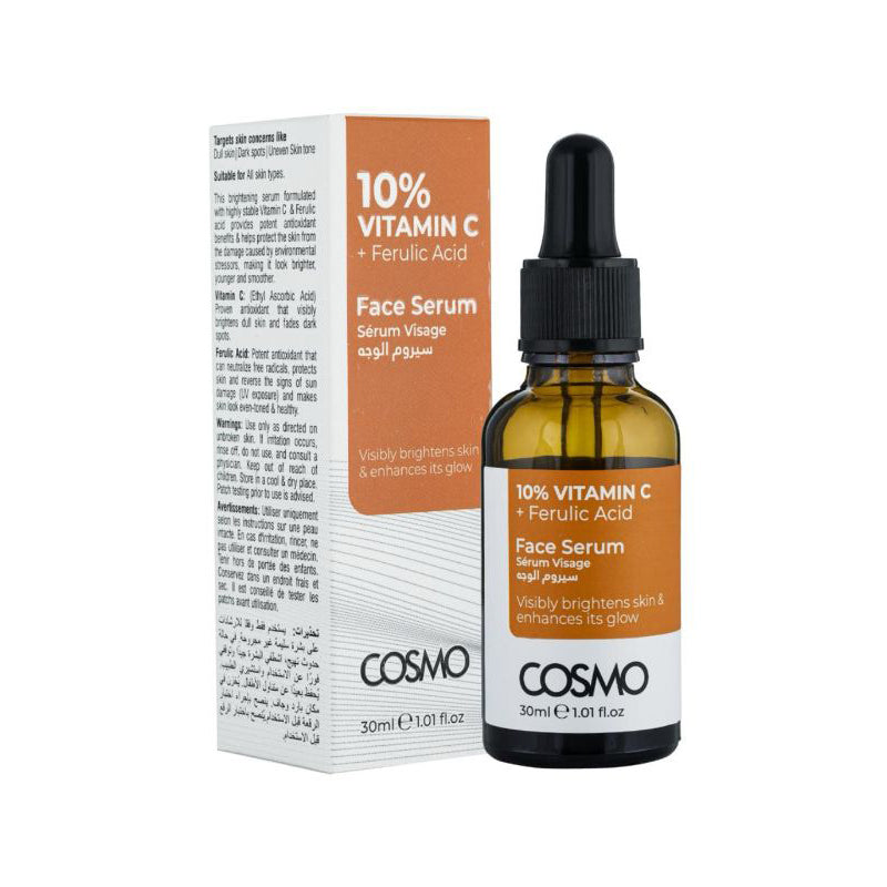 COSMO FACE SERUM VITAMIN C + FERULIC ACID 30ML – شراء أونلاين