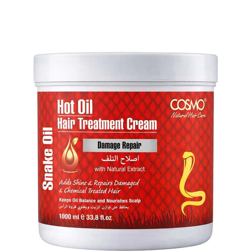 COSMO HOT OIL HAIR TREATMENT CREAM SNAKE OIL 1000ML