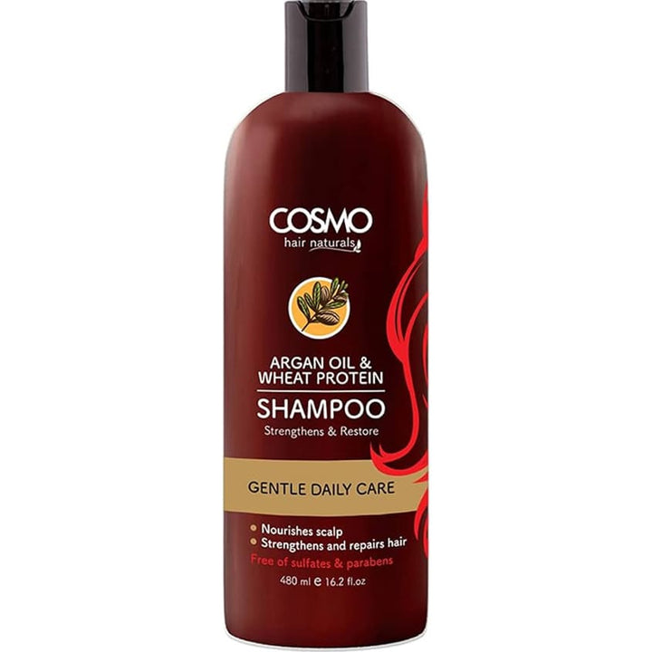 Shampoos ARGAN OIL AND WHEAT PROTEIN SHAMPOO 480ML