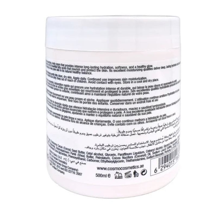 Body care products COSMO COCOA BUTTER BODY CREAM 500ML