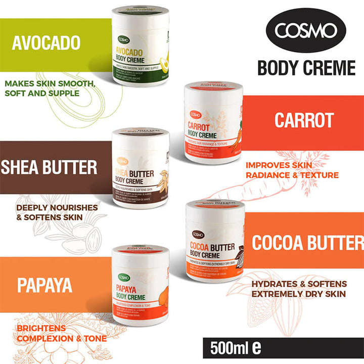 COSMO PAPAYA BODY CREAM 500ML