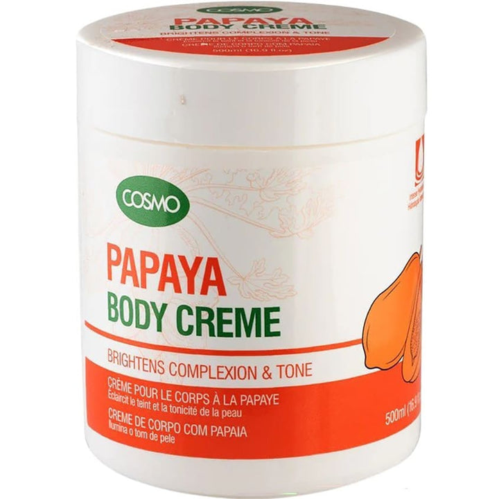 Body care products COSMO PAPAYA BODY CREAM 500ML