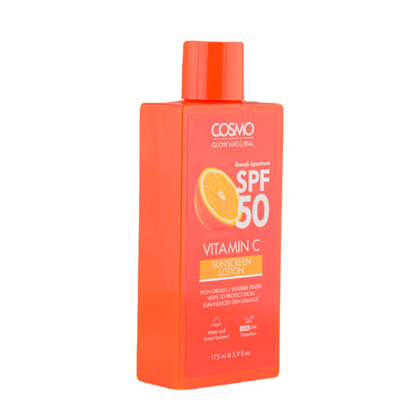COSMO VITAMIN C SPF 50 SUNSCREEN LOTION 175ML – buy online