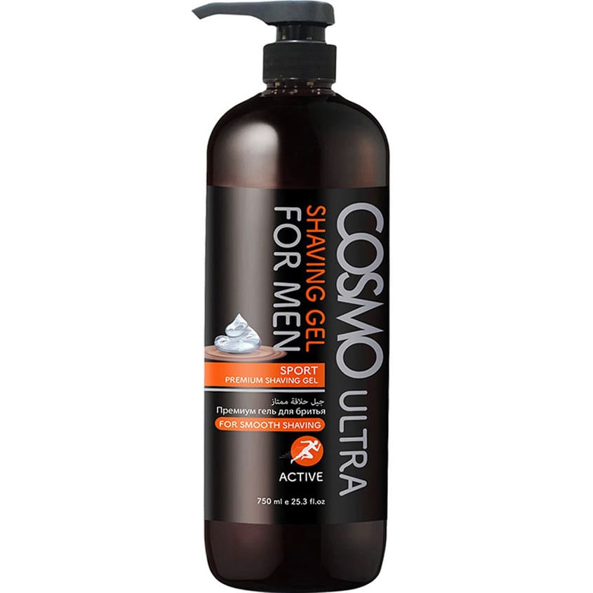 COSMO  ULTRA COSMO  SPORT ACTIVE SHAVING GEL 750ML   – buy online