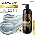 COSMO  ULTRA COSMO  GOLD ULTRA LUBRICITY SHAVING GEL 750ML  – buy online