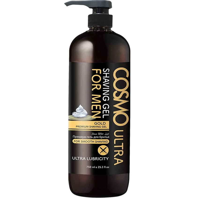 COSMO  ULTRA COSMO  GOLD ULTRA LUBRICITY SHAVING GEL 750ML 