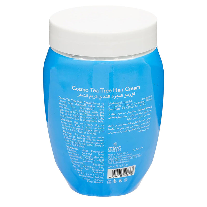 COSMO HAIR CREAM TEA TREE ANTIDANDRUFF 500ML – buy online