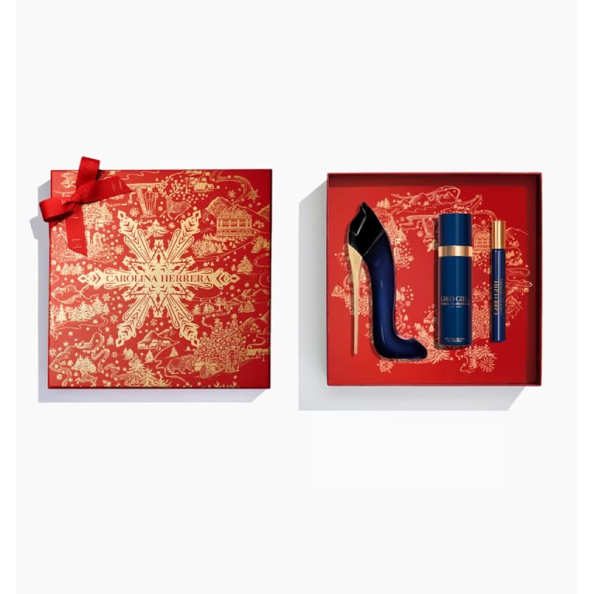CAROLINA HERRERA SET (GG EDP 80ML+BODY MIST GG EDP 100ML+MGSP HD24)