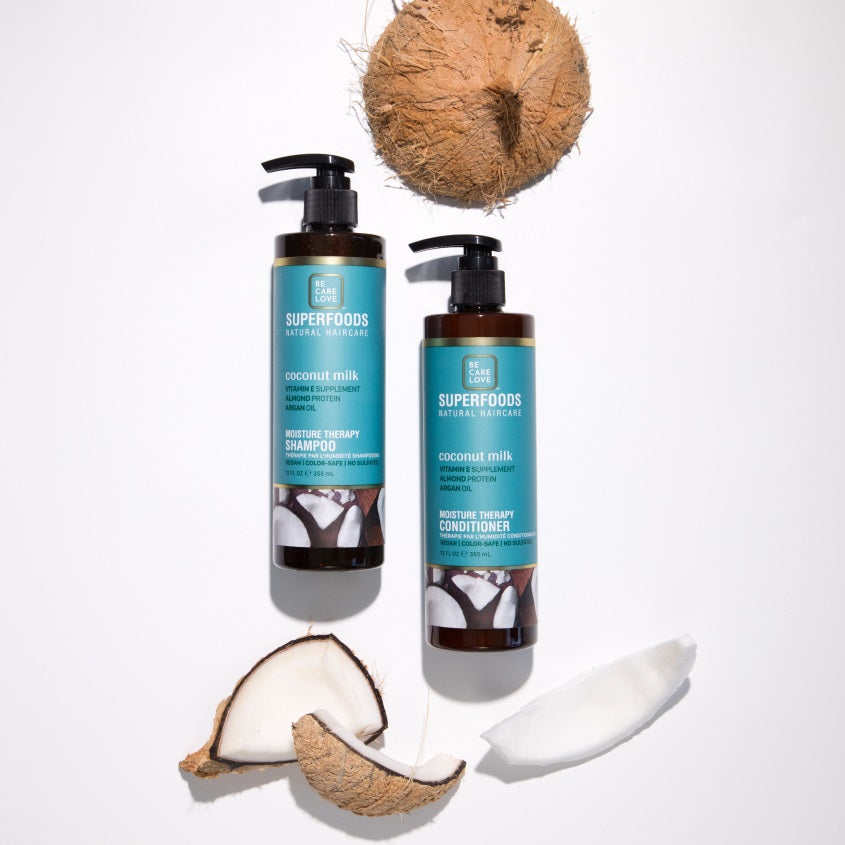 BE CARE LOVE SUPERFOODS MOISTURE THERAPY SHAMPOO 355ML – online store