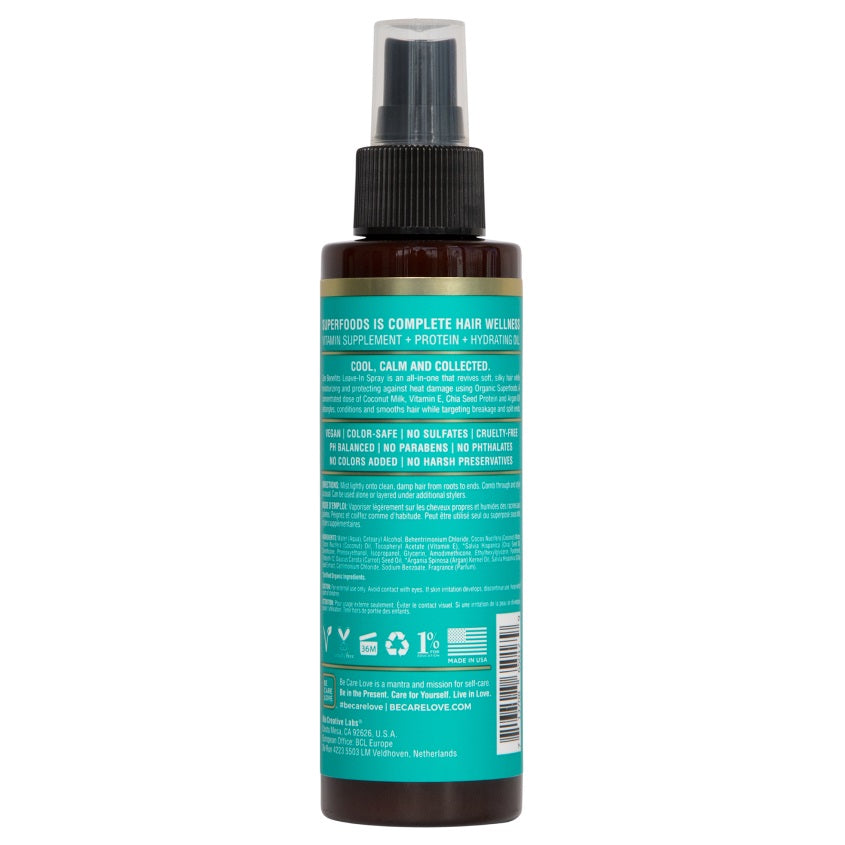 BE CARE LOVE SUPERFOODS ZEN BENEFIT LEAVE-IN SPRAY 147ML – شراء أونلاين