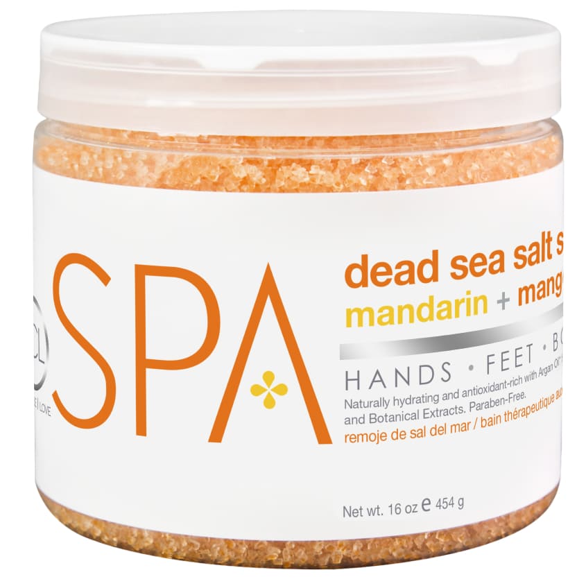 BE CARE LOVE DEAD SEA SALT SOAK MANDARIN + MANGO 454G