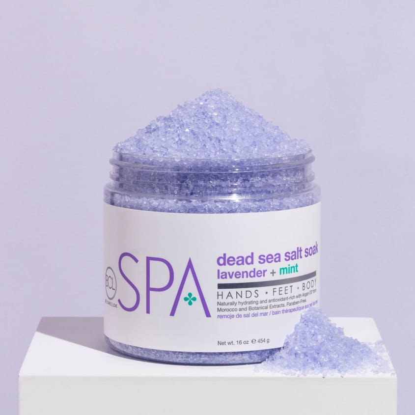 BE CARE LOVE DEAD SEA SALT SOAK LAVENDER + MINT 454G – free delivery