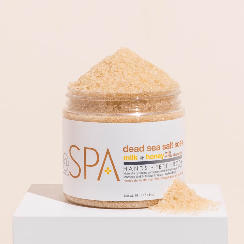 BE CARE LOVE DEAD SEA SALT SOAK MILK + HONEY W/ WHITE CHOCOLATE 454G – buy online