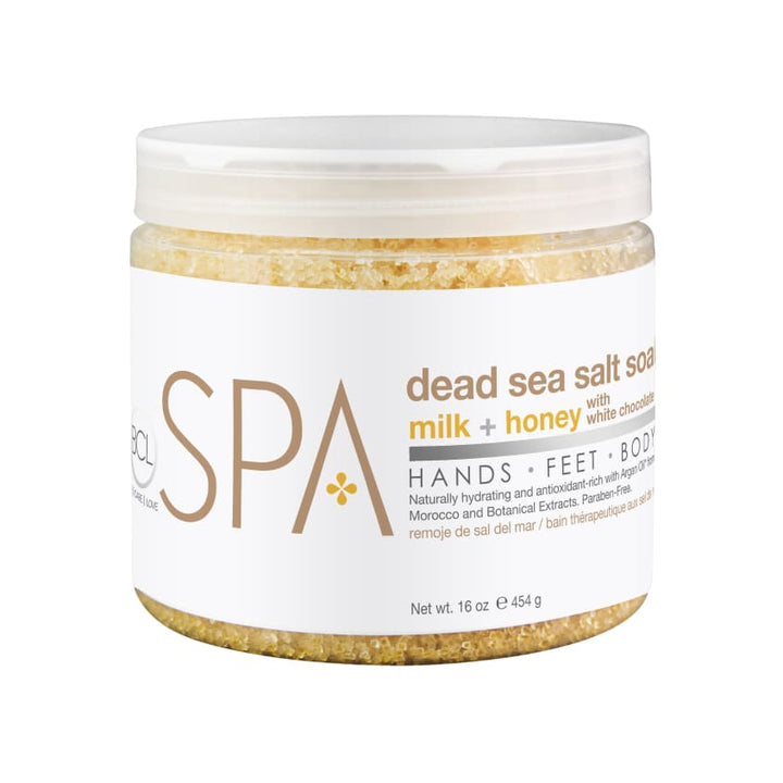 Body care products DEAD SEA SALT SOAK MILK + HONEY W/ WHITE CHOCOLATE 454G