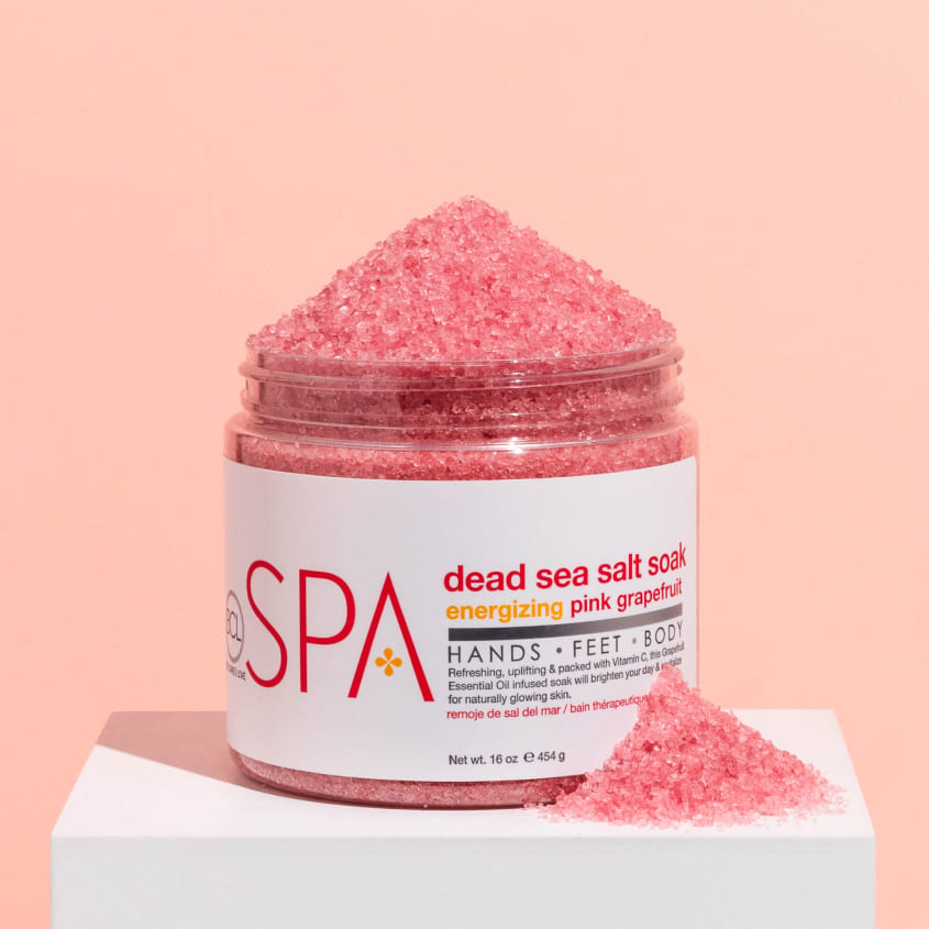 BE CARE LOVE DEAD SEA SALT SOAK PINK GRAPEFRUIT 454G – buy online