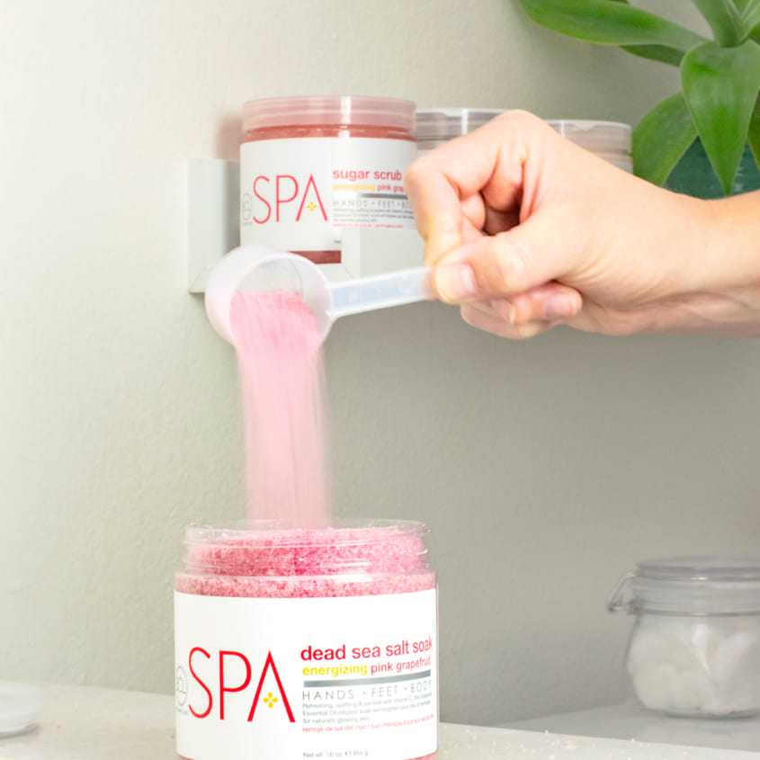 BE CARE LOVE DEAD SEA SALT SOAK PINK GRAPEFRUIT 454G – online store