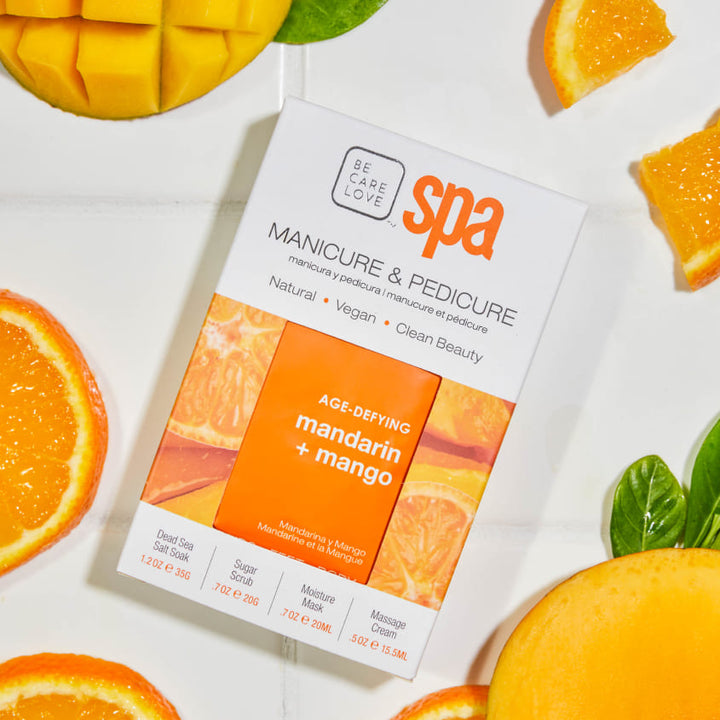 Body care products MANDARIN + MANGO COMPLETE 4-STEP SYSTEM
