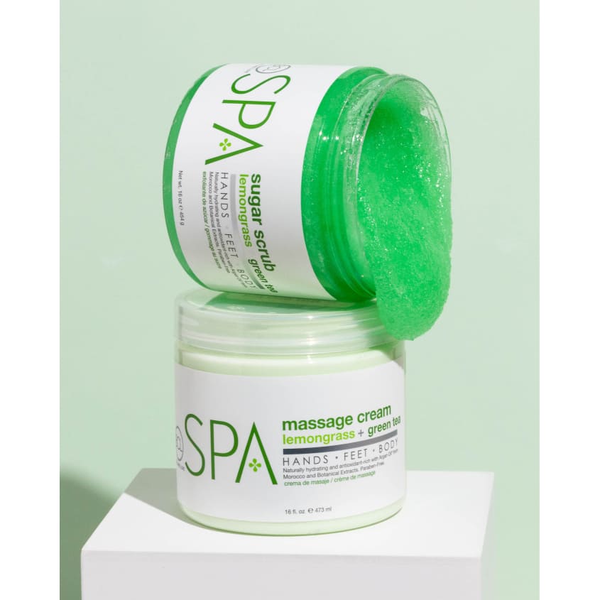 BE CARE LOVE SUGAR SCRUB LEMONGRASS + GREEN TEA 454G – online store