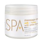 BE CARE LOVE MASSAGE CREAM MILK + HONEY WITH WHITE CHOCOLATE 473ML