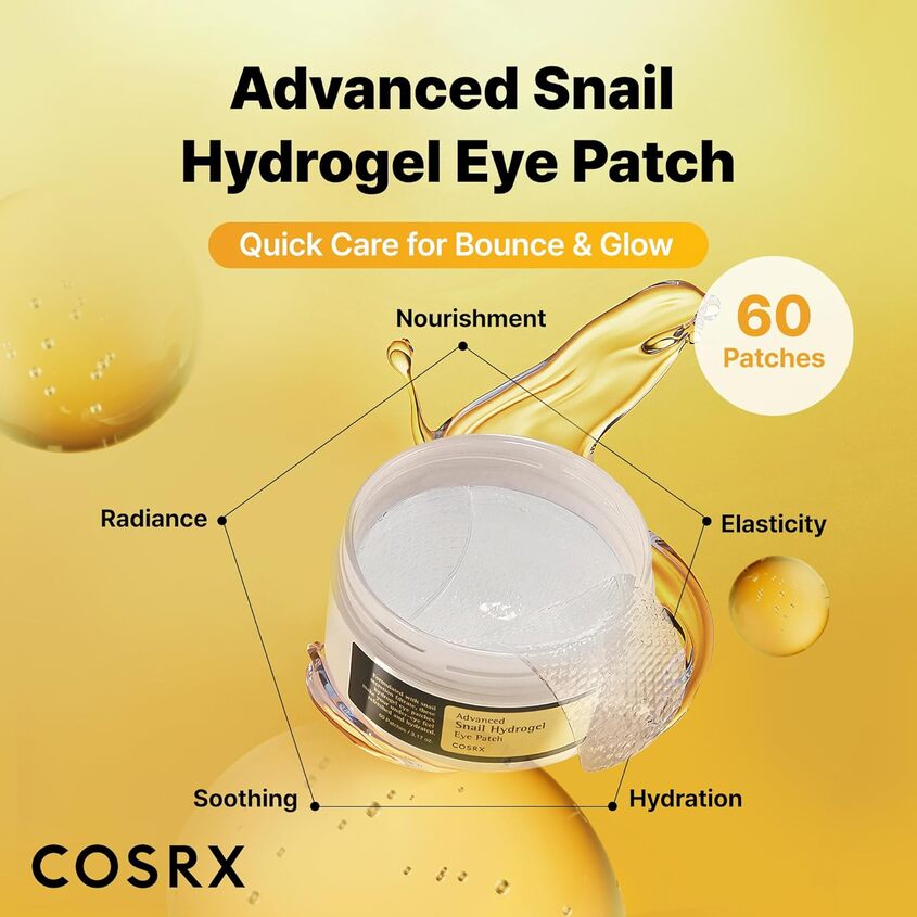 COSRX ADVANCED SNAIL HYDROGEL EYE PATCH 60EA – photo 6