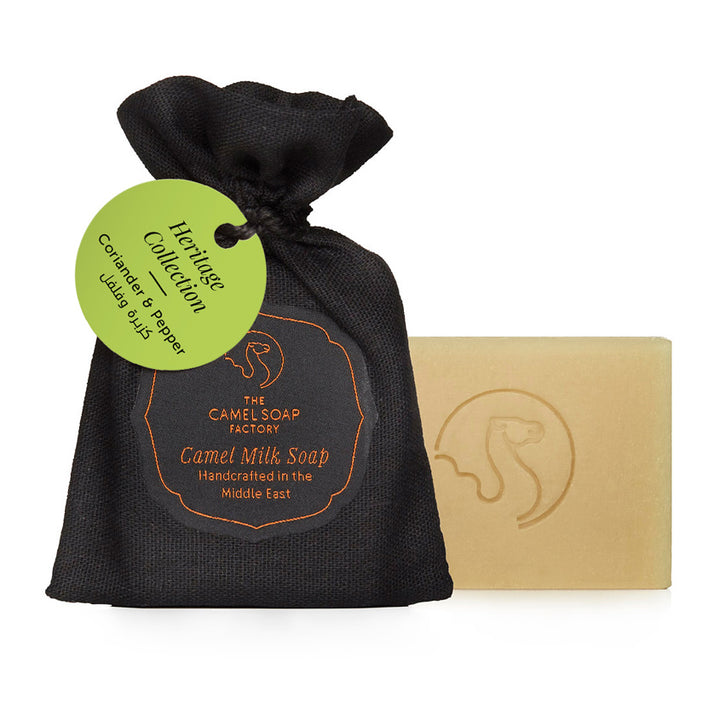 THE CAMEL SOAP Camel Milk Soap Heritage Collection - Coriander & Pepper