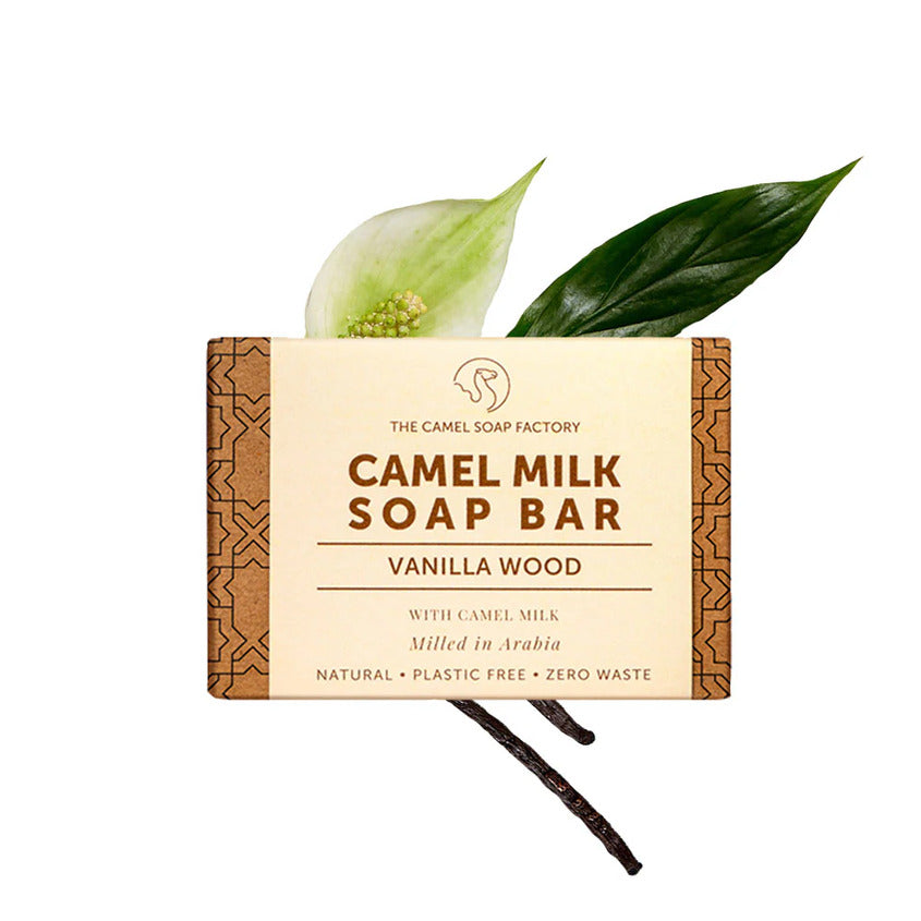 THE CAMEL SOAP FACTORY ARABIAN MILLED SOAP - VANILLA WOOD 140G