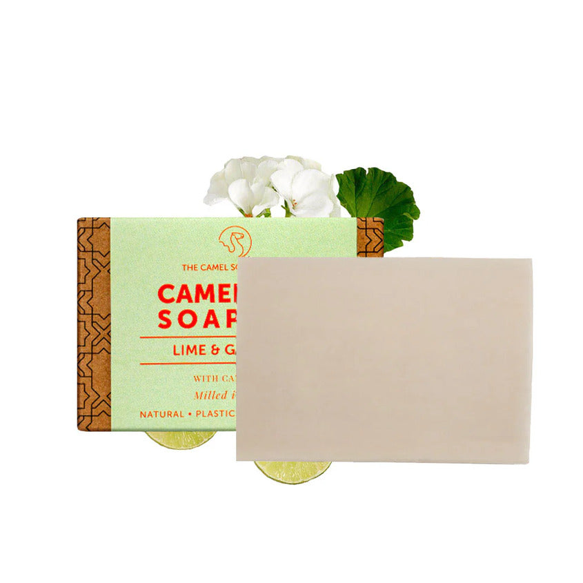 THE CAMEL SOAP FACTORY ARABIAN MILLED SOAP - LIME AND GERANIUM 140G – شراء أونلاين