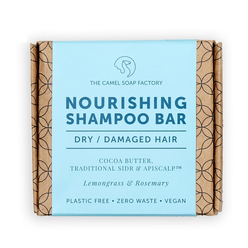THE CAMEL SOAP Nourishing Shampoo Bar - Lemongrass & Rosemary (Nourishing)