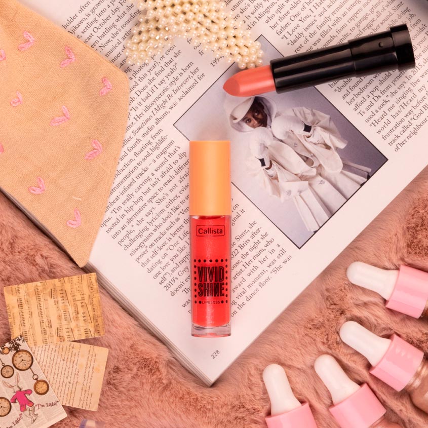 CALLISTA VIVID SHINE LIPGLOSS 101 DROP EVERYTHING RED 4,5ML – توصيل مجاني