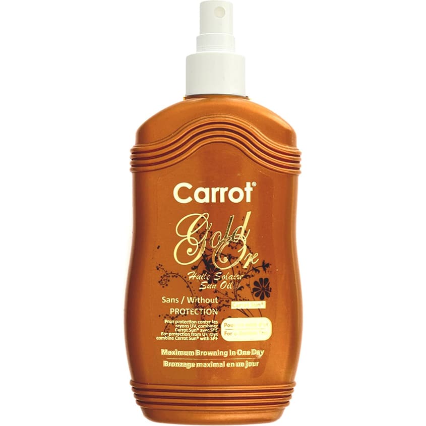 CARROT SUN GOLDEN SUN BOTTLE SPRAY TANING OIL, 200ML