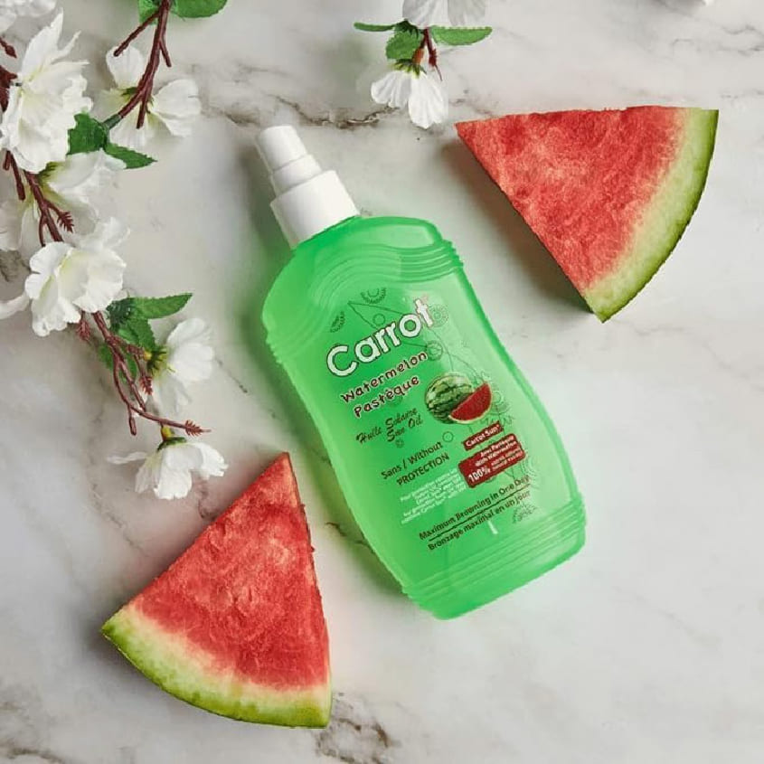 Watermelon Bottle Spray Tanning Oil