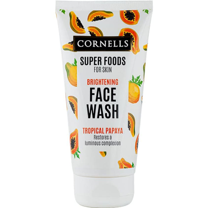 Cleansing mousses CORNELLS TROPICAL PAPAYA FACE WASH FOR SKIN 150ML