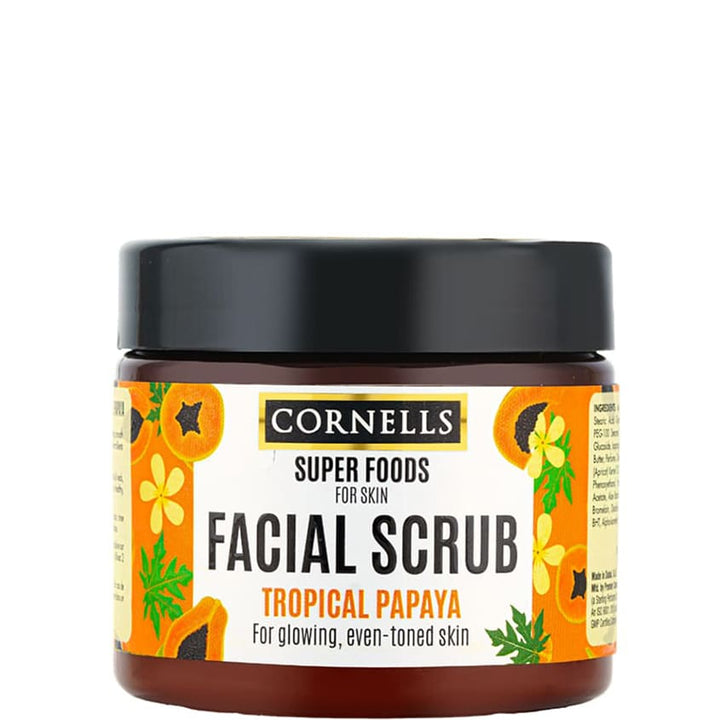 Face scrubs and peels CORNELLS TROPICAL PAPAYA FACIAL SCRUB FOR SKIN 330ML