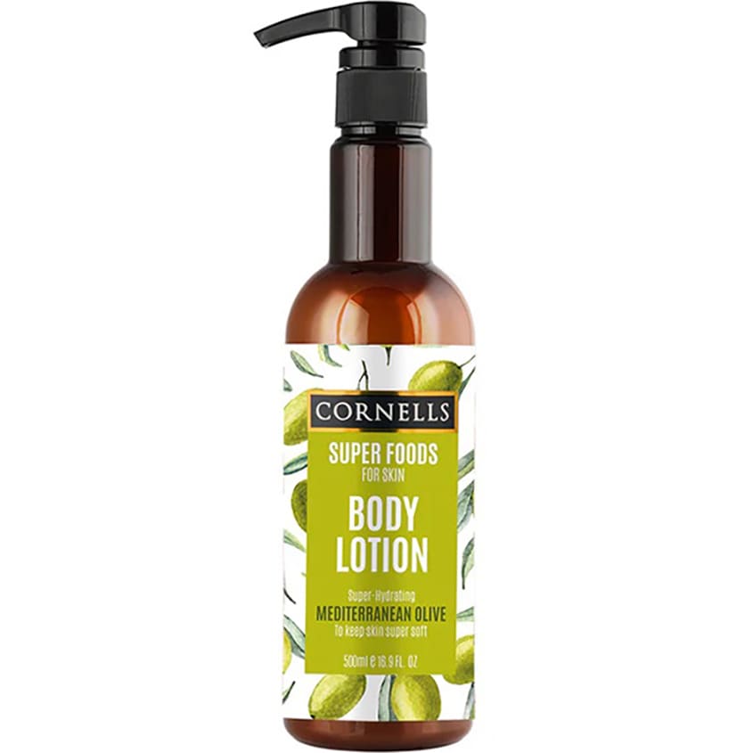 CORNELLS MEDITERRANEAN OLIVE BODY LOTION FOR SKIN  500ML
