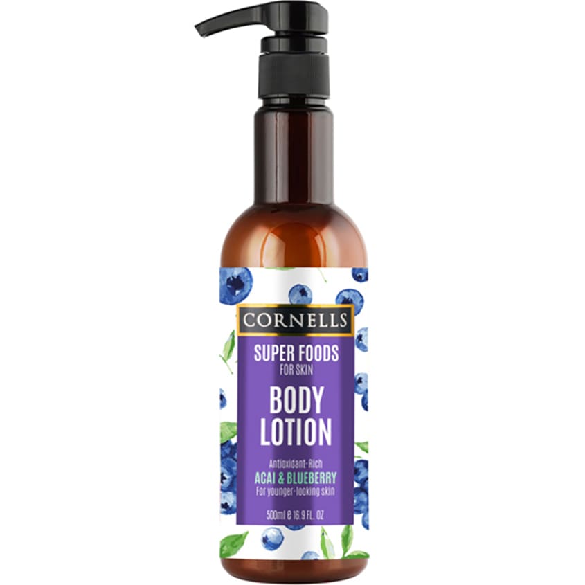 CORNELLS ACAI & BLUE BERRY BODY LOTION FOR SKIN  500ML