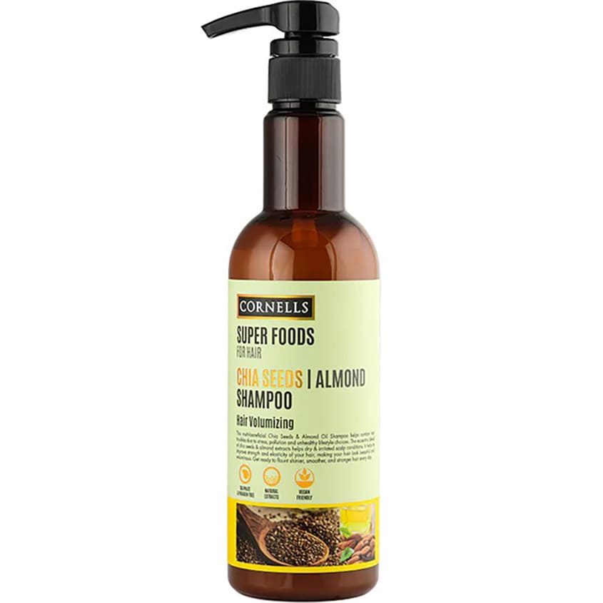 CORNELLS CHIA SEEDS / ALMOND SHAMPOO 500ML 