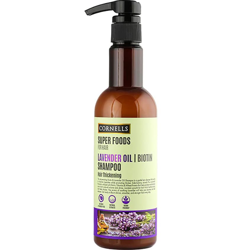 CORNELLS LAVENDER OIL / BIOTIN SHAMPOO  500ML 