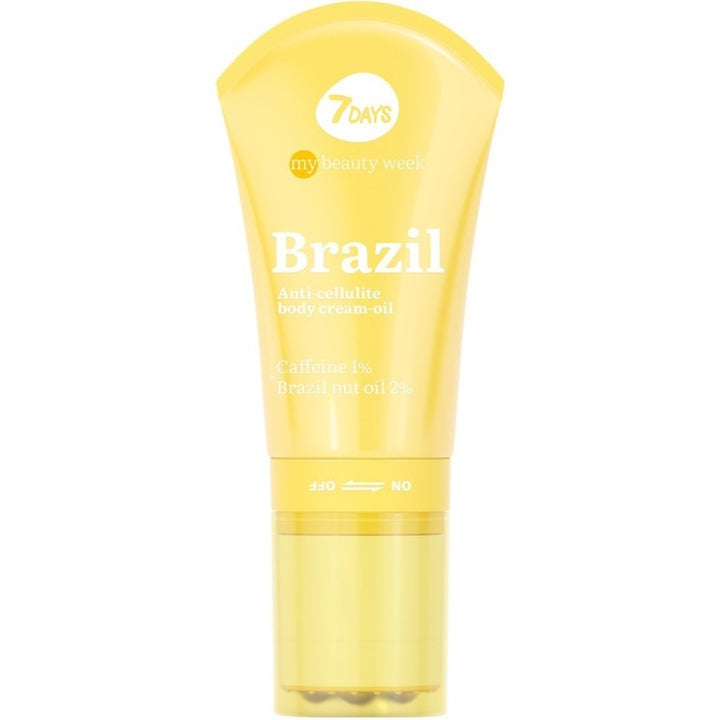 Anti-cellulite Body Cream Oil Caffeine 1% + Brazil Nut Oil 2% Brazil My Beauty Week