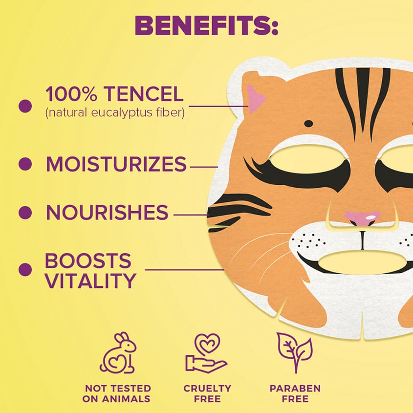 Face Mask Wild Tiger-r-r Animal Mask