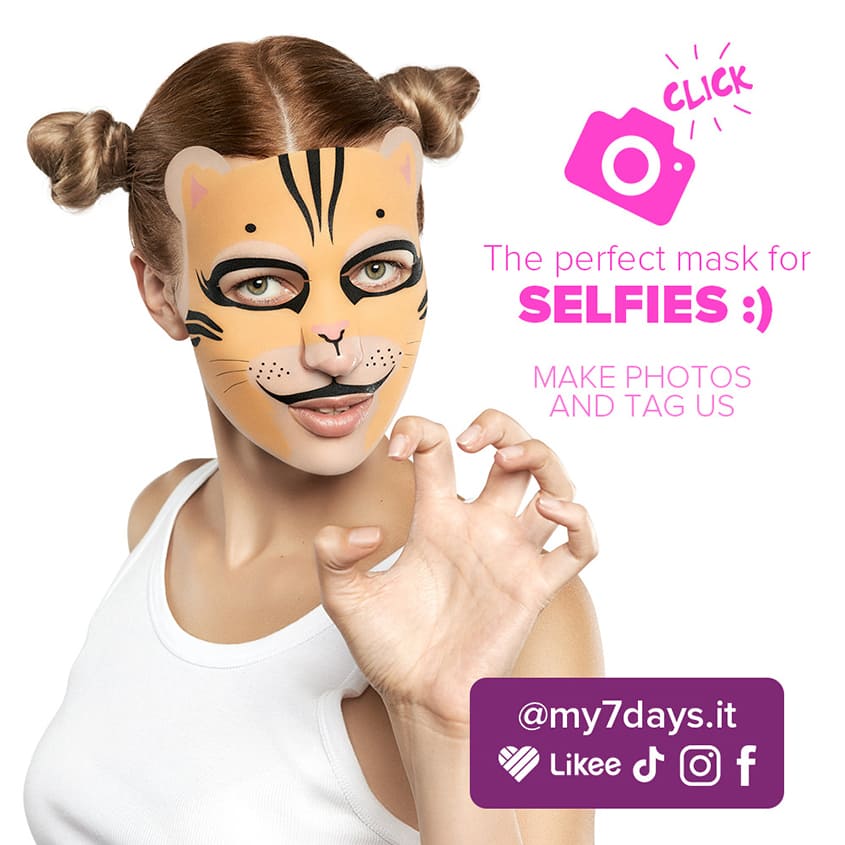 Face Mask Wild Tiger-r-r Animal Mask