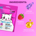 7DAYS FACE MASK PRETTY KITTY REMOVES SIGNS OF TIREDNESS WITH RASPBERRY JUICE AND LAVENDER 28 G – free delivery