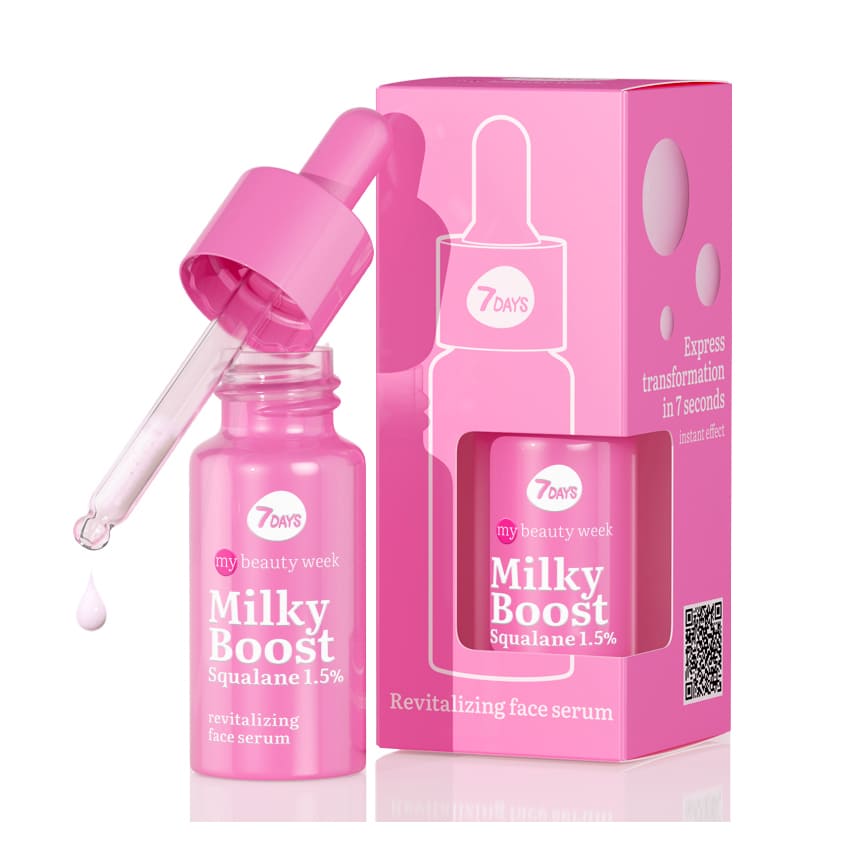 Revitalizing Face Serum Milky Boost Squalane 1,5% My Beauty Week