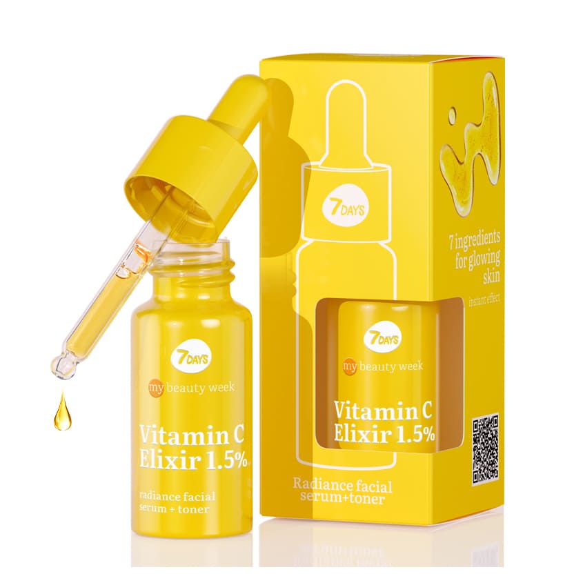 Radiance Facial Serum + Toner Vitamin C Elixir 1,5% My Beauty Week