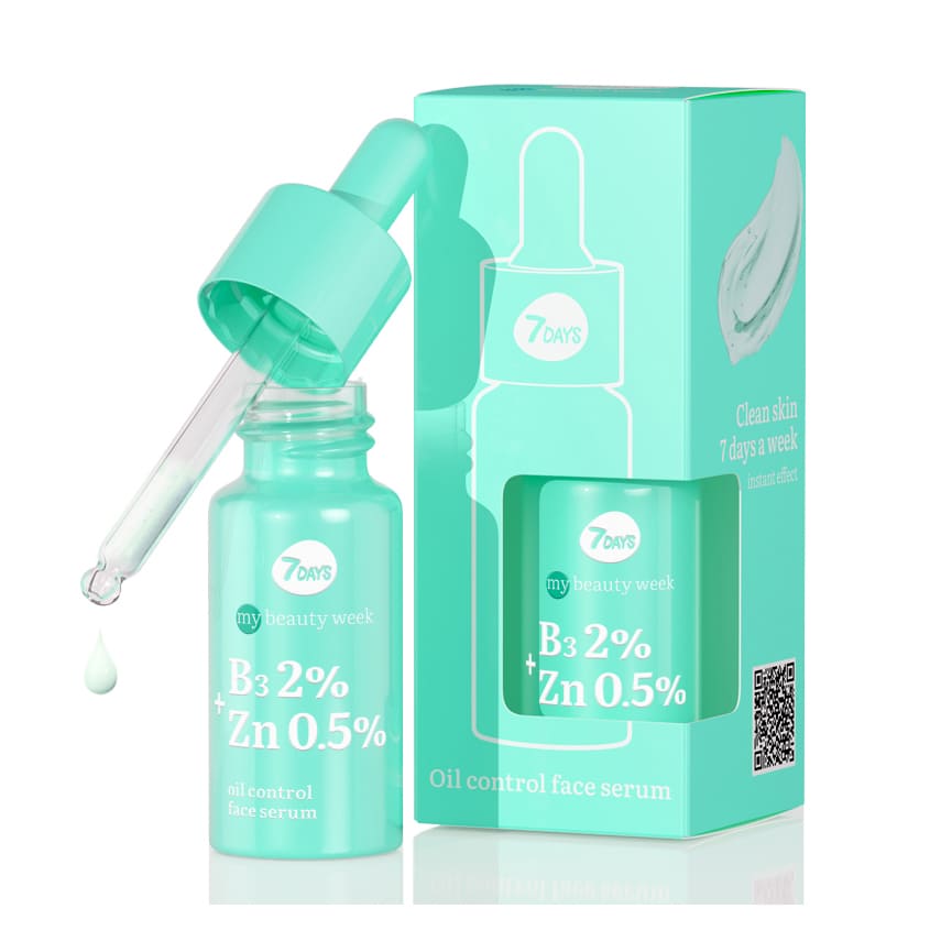 Oil Control Face Serum B3 2% + ZN 0,5% My Beauty Week