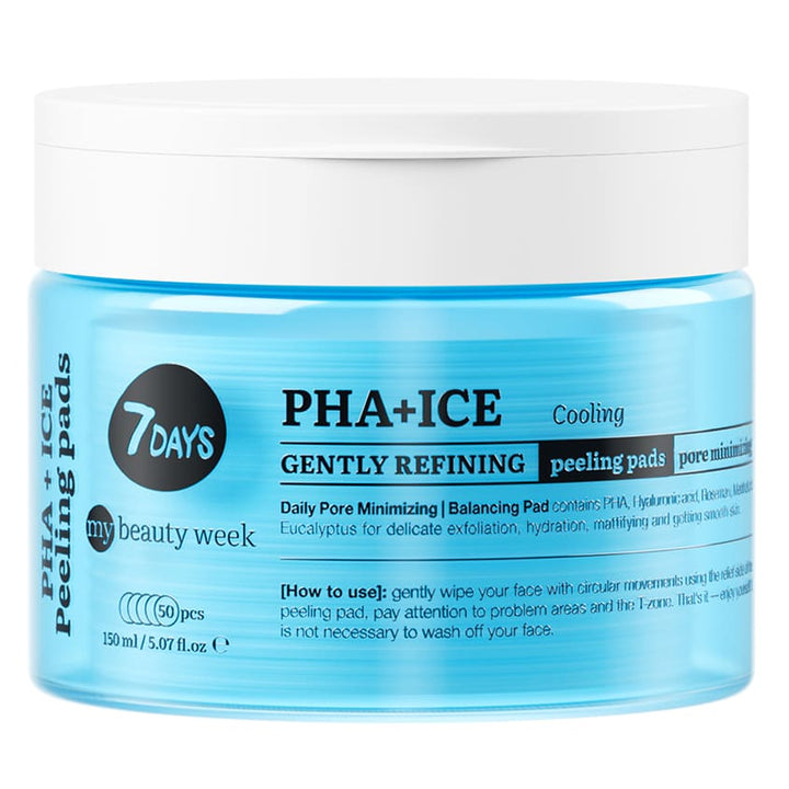GENTLY REFINING COOLING PEELING PADS FOR FACE PHA+ICE 50 PCS 150 ML