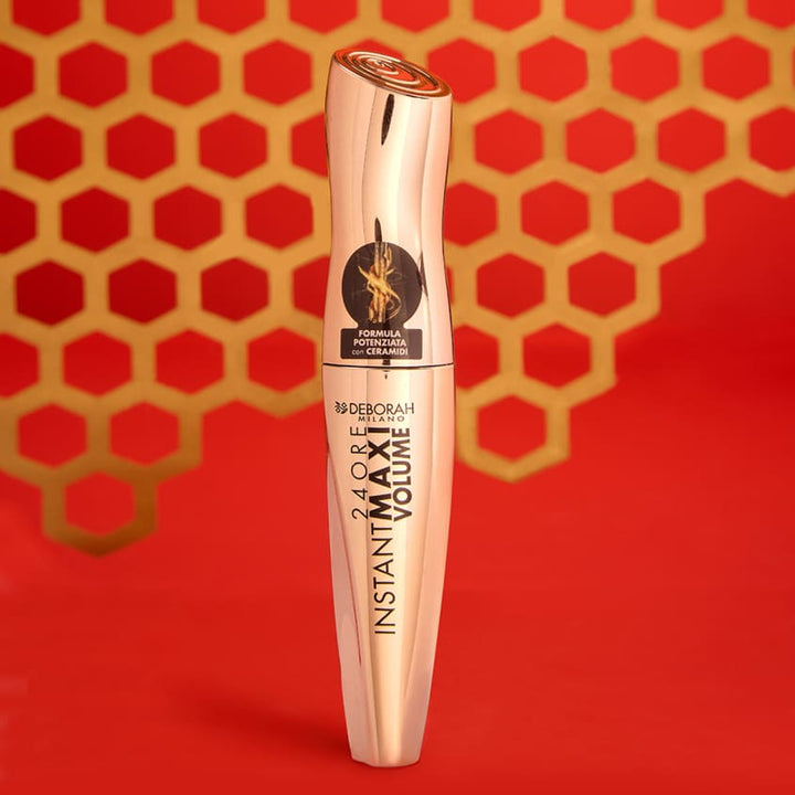 24 ORE INSTANT MAXI VOLUME MASCARA WITH CERAMIDES tone: black 12ml