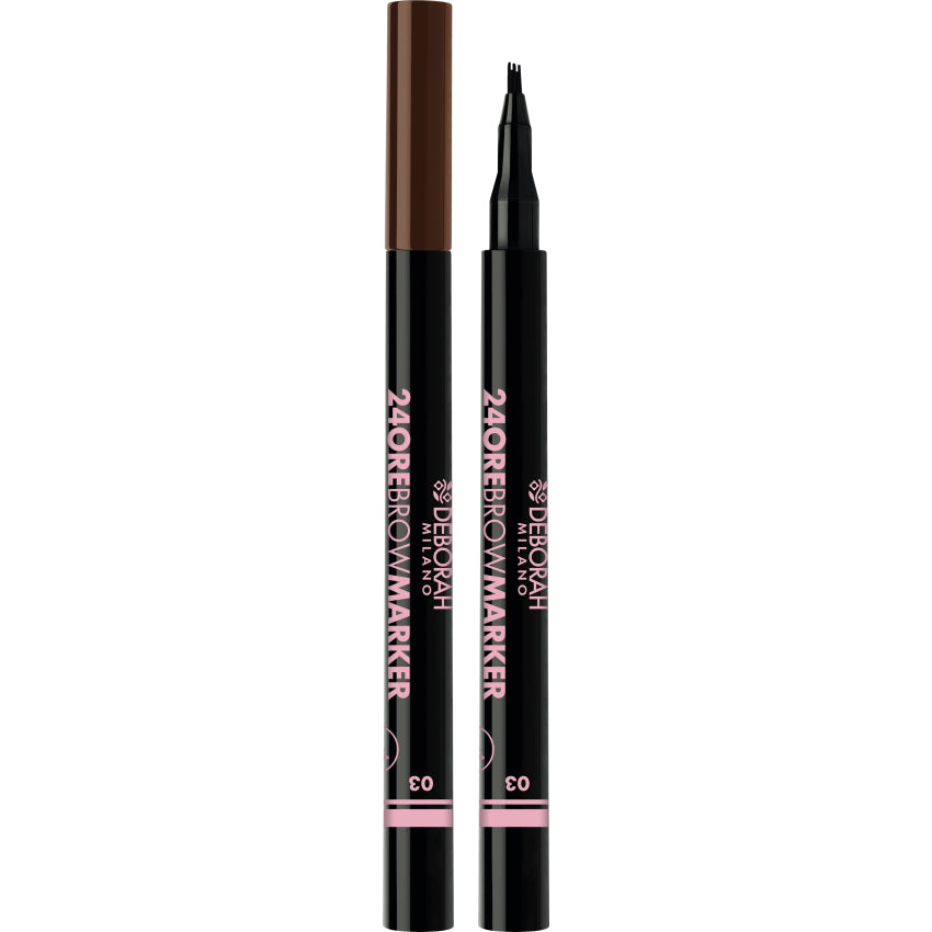 DEBORAH MILANO 24ORE BROW MARKER Eyebrow Marker Shade 03 Dark Brown 0.8g