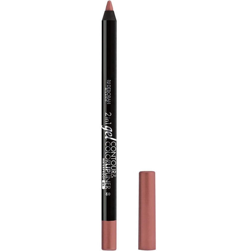 DEBORAH MILANO 2IN1 GEL CONTOUR & COLOR LIPLINER WATERPROOF 06 RUBINE 1,3G