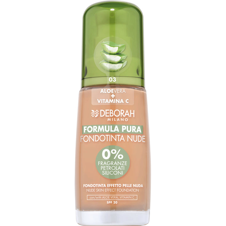 FORMULA PURA NUDE FOUNDATION TONE 03 SAND 30ML
